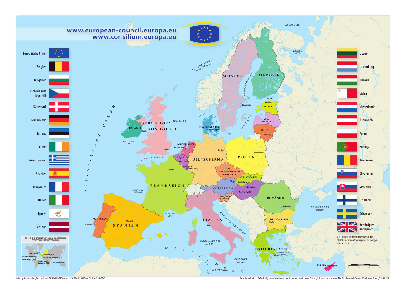Карта Европейского союза Европа maps of the world Карты всех